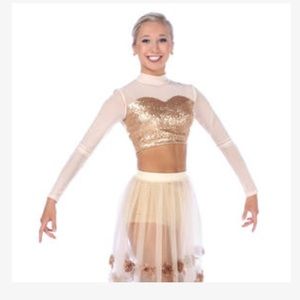 Dance top and skirt.  New-never used. Size 12